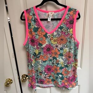 Colorful Floral Tank Bibi